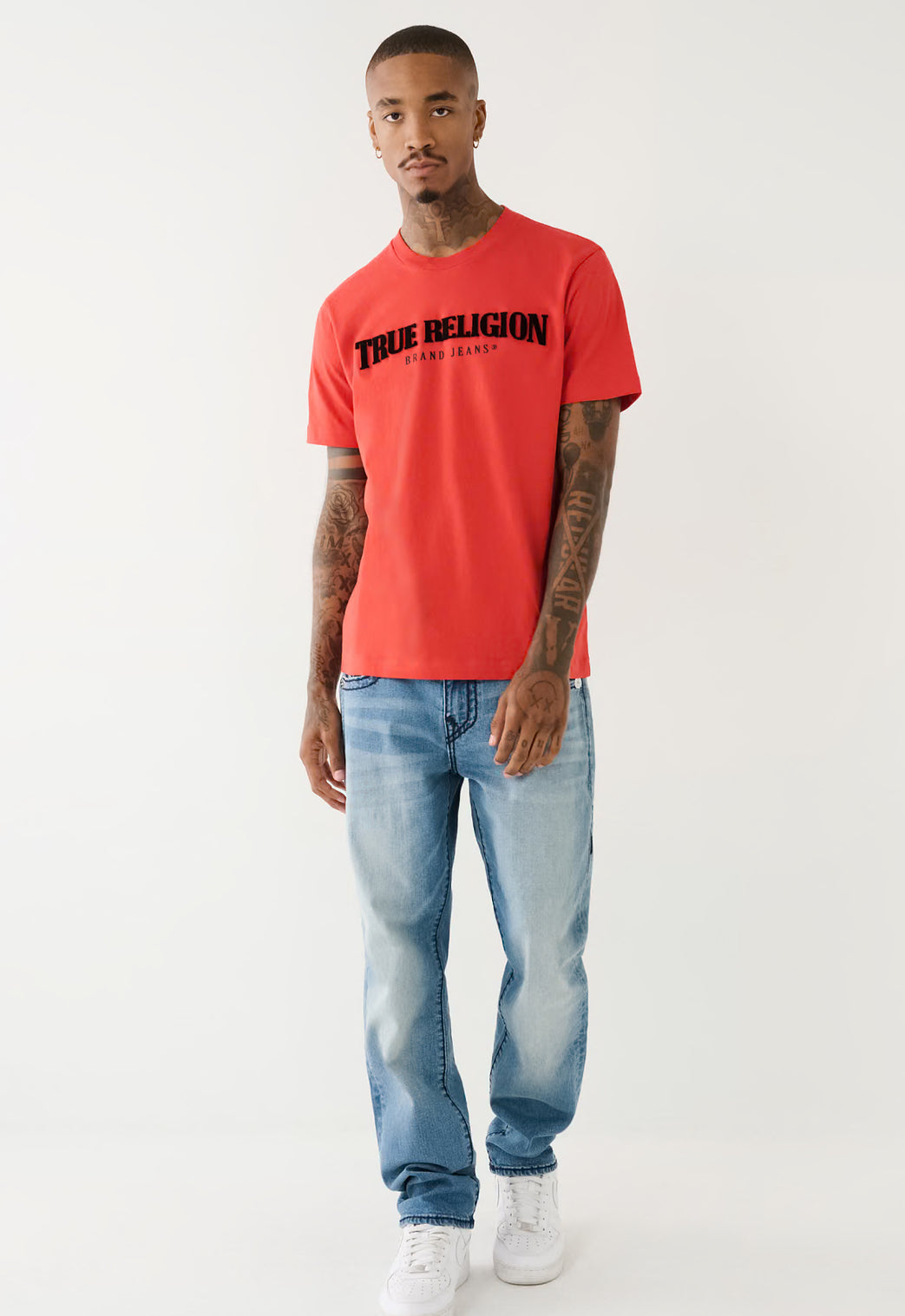 TRUE RELIGION SS PILE ARCH LOGO TEE STYLE#171754