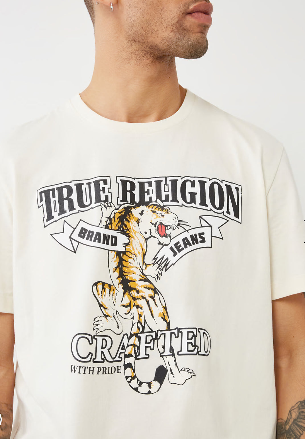 TRUE RELIGION RELAXED TIGER TEE