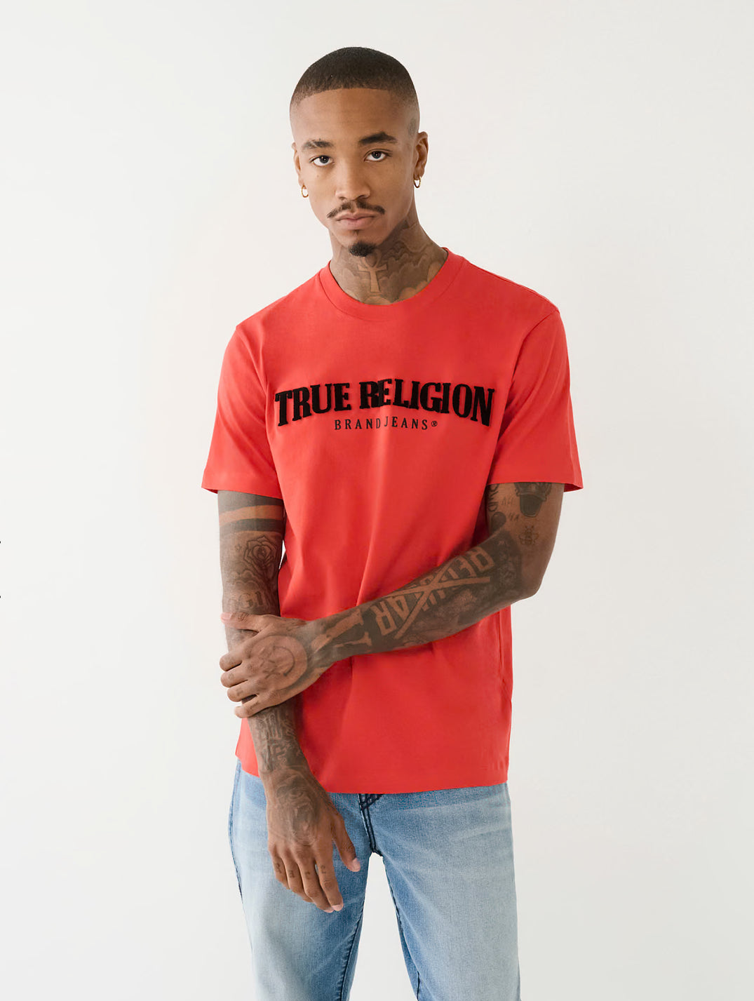 TRUE RELIGION SS PILE ARCH LOGO TEE STYLE#171754