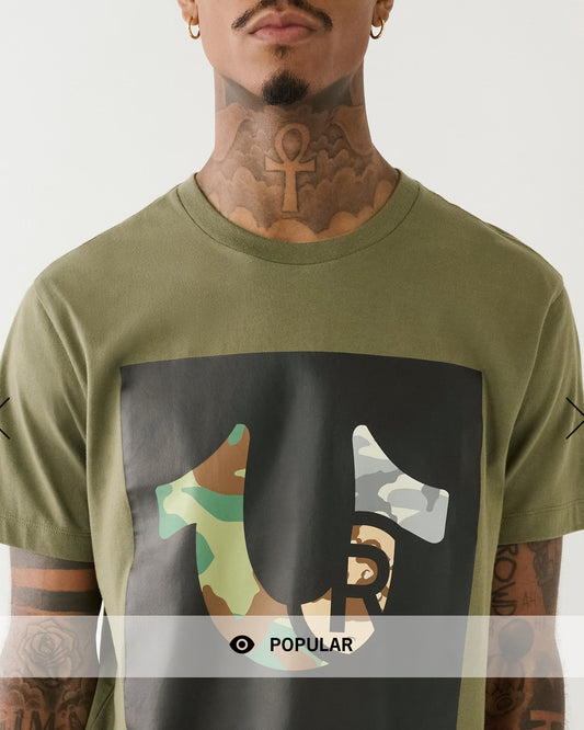 TRUE RELIGION SS MULTI CAMO TEE STYLE#171751