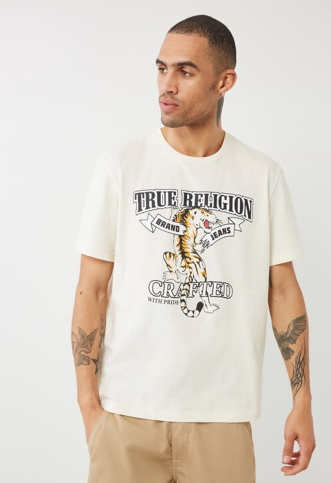 TRUE RELIGION RELAXED TIGER TEE